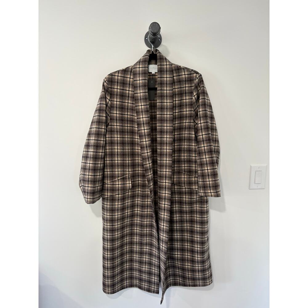 Sundays By We Are Sundays Plaid Flannel Coat Size XS
